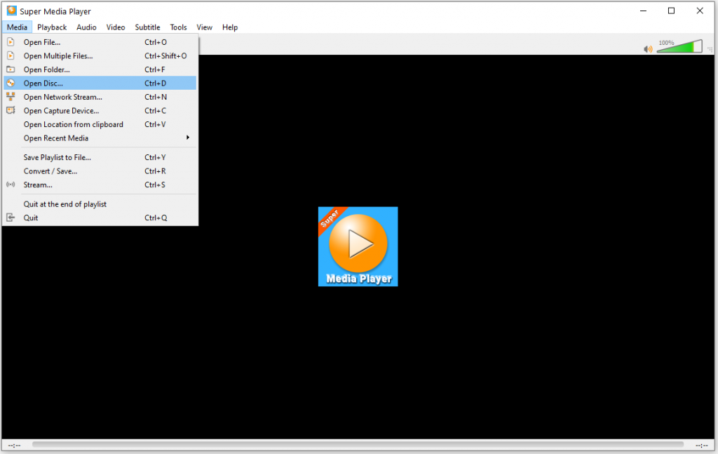 Super Media and DVD Player / Bluray Player / DVD Player / Super File Viewer Media Player Online
