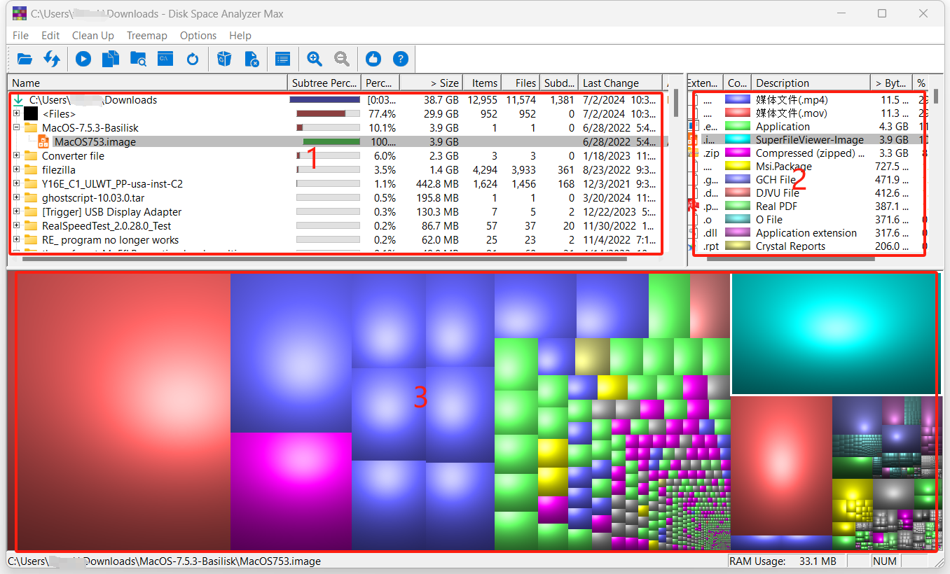 Disk space analyzer max online tutorial 
