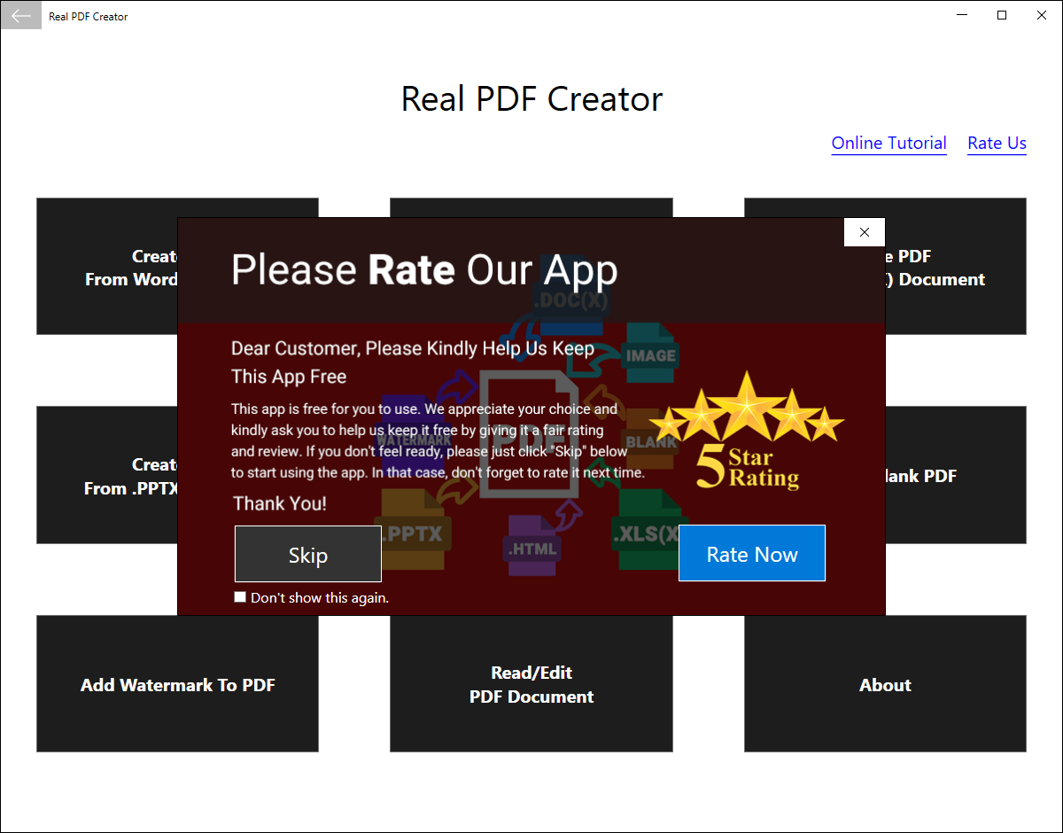 Real PDF Creator – Xiaoya's Lab